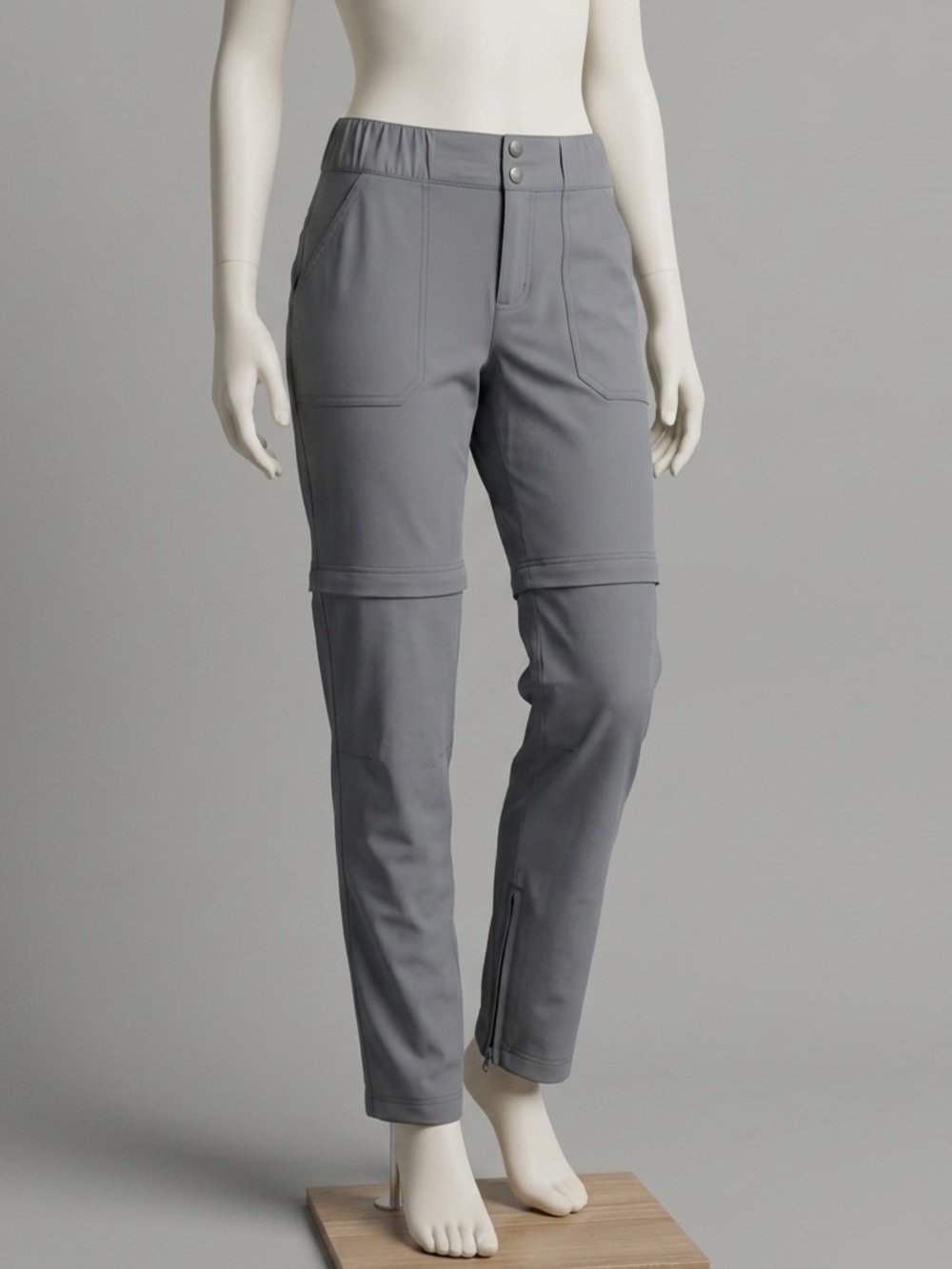 Columbia Gray Convertible Hiking Pants / Shorts Sz XS #Gorpcore #OutdoorGear